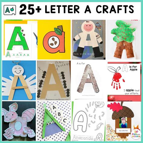 Letter A Arts And Crafts Printable