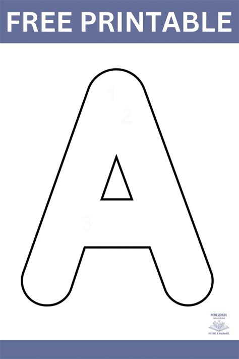 Letter A Printable