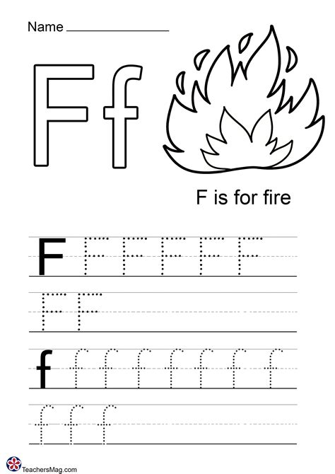 Letter F Printables
