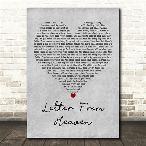 Letter From Heaven Printable