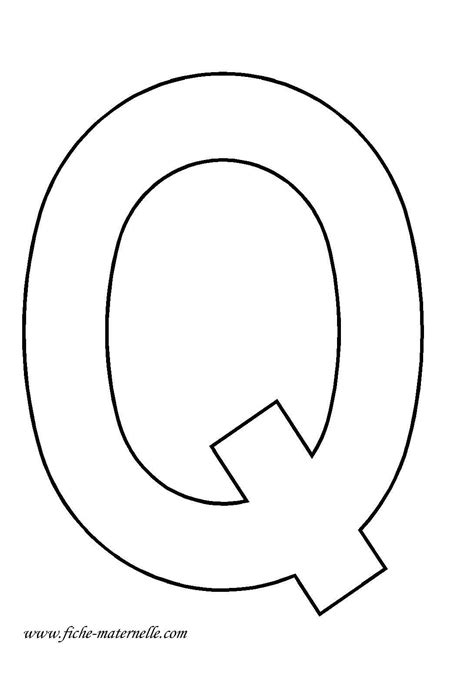Letter Q Template