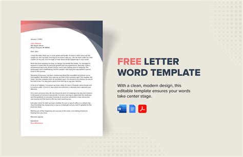 Letter Template Word