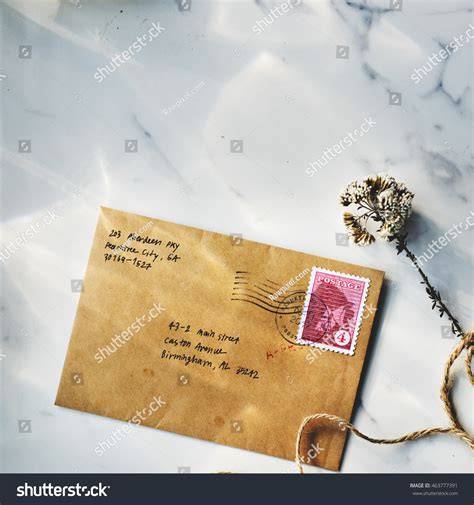 Letter with stamp