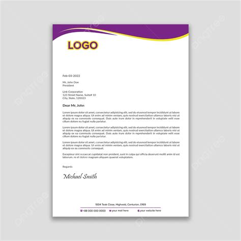 Letterhead Free Template Download