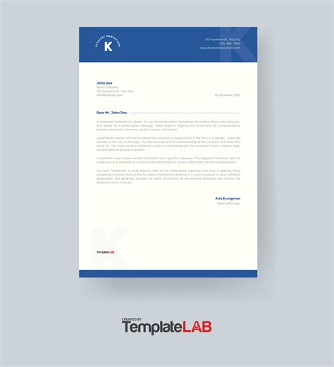 Letterhead Templates Free Download