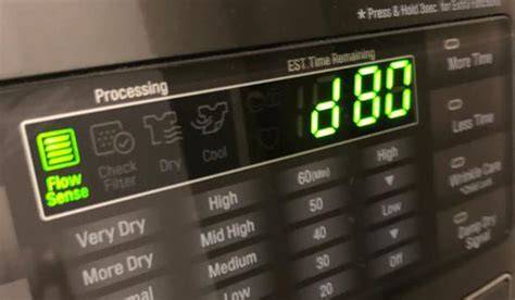 What Does LG Dryer Error Code d80 Actually Mean?
