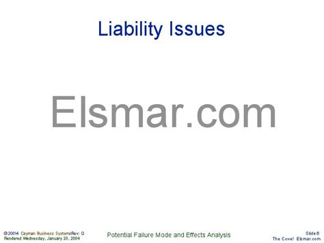 Liability Issues and Consequences