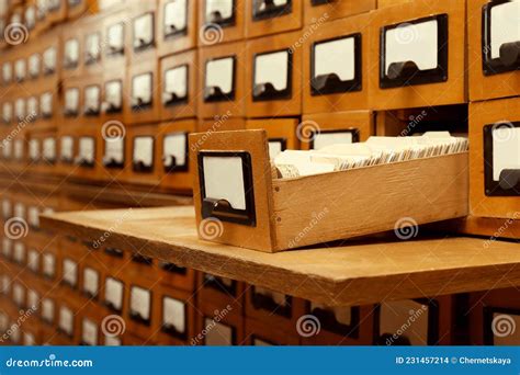 Library Catalog Drawers