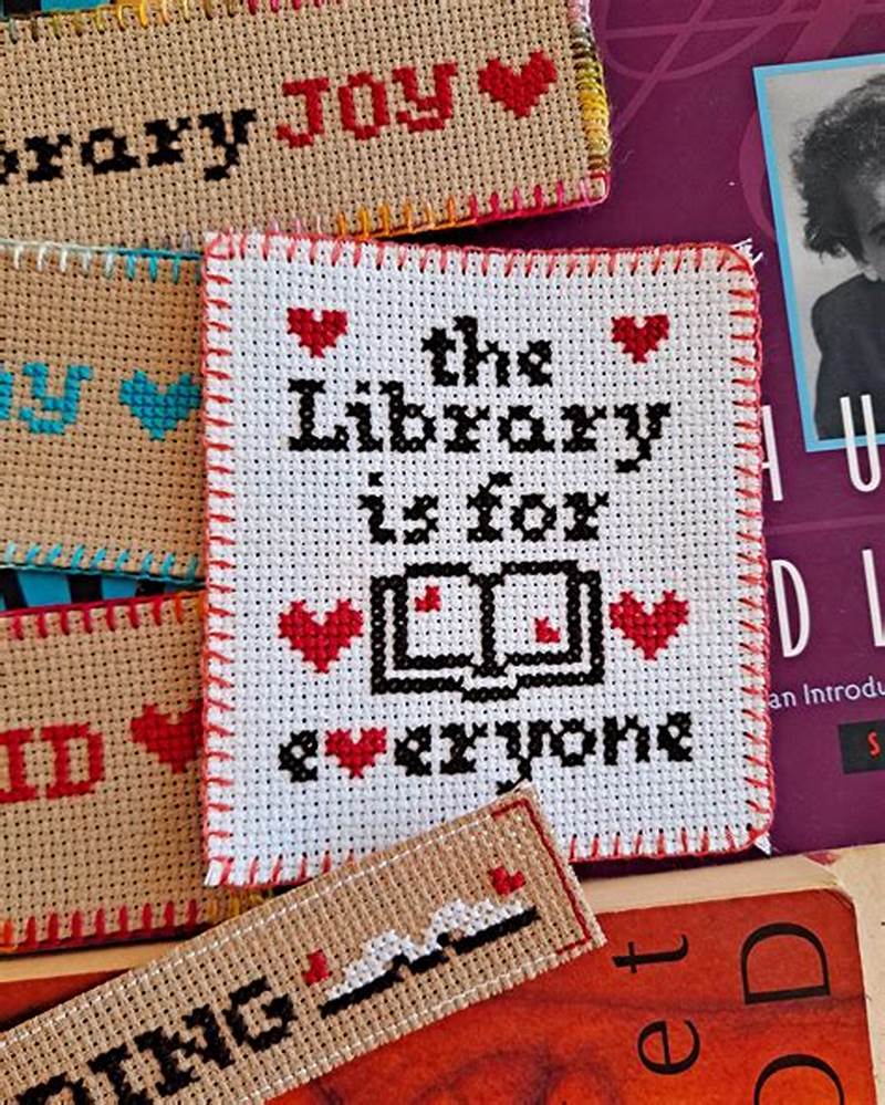 Library Cross Stitch Pattern