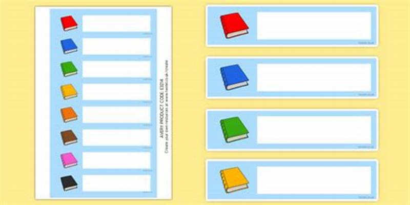 Library Labels Printable