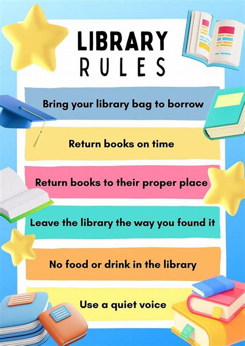Library Rules Printable