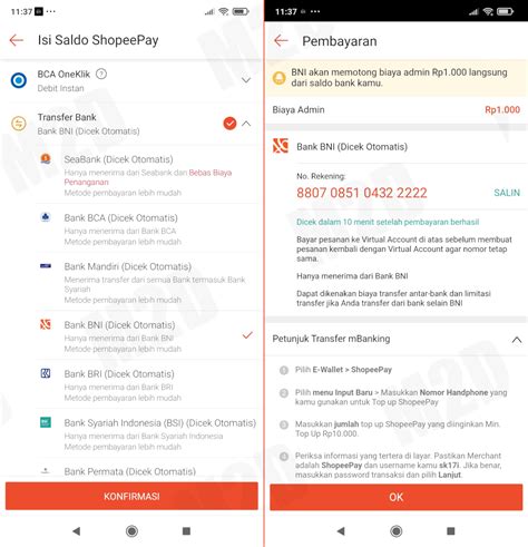 Lihat Nomor ShopeePay
