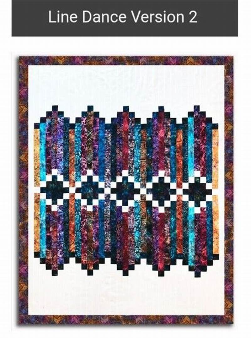 Line Dance Version 2 Quilt Pattern