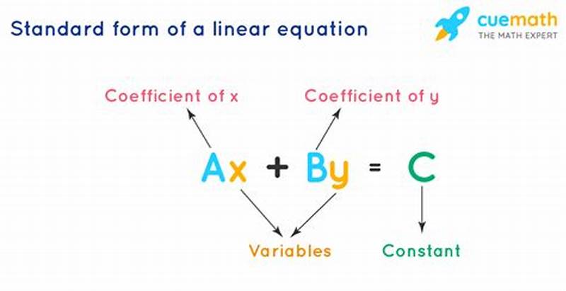 Linear Equations In Standard Form Examples