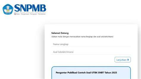 Link Simulasi UTBK SNBT 2025