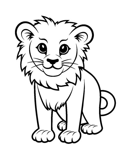 Lion Coloring Pages Printable