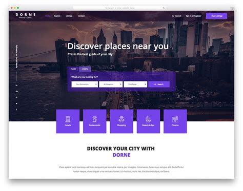 Listing Website Template