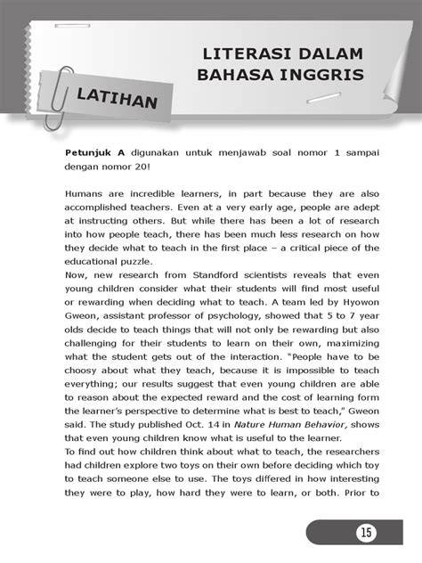 Literasi dalam Bahasa Inggris