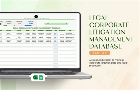 Litigation Management Template