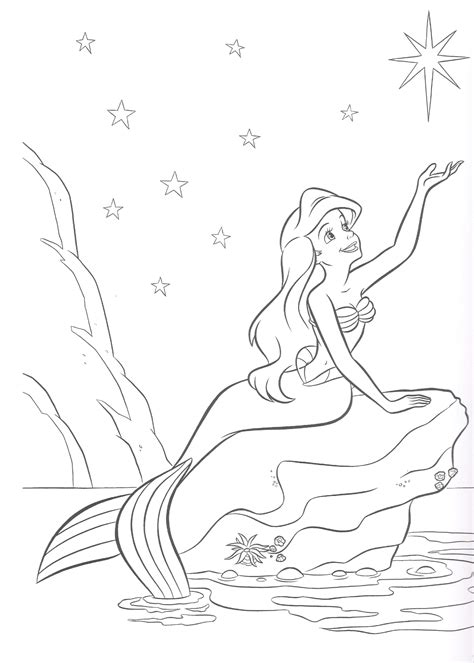 Little Mermaid Coloring Pages Printable