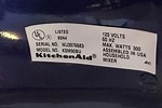 Locate Model Number to KitchenAid Appliances