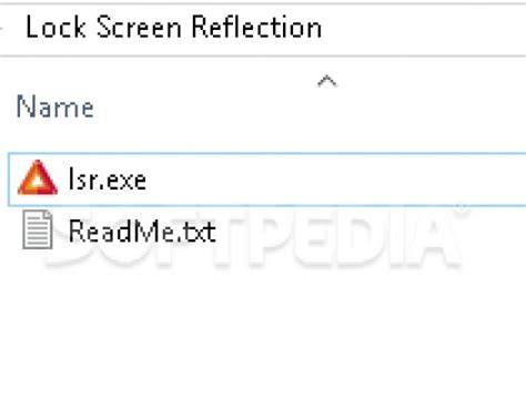 Lock Screen Reflection application