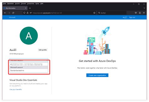 Log in to Azure DevOps Account - Step 3