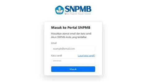 Login Portal SNPMB