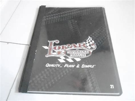 Lokar Parts Catalog