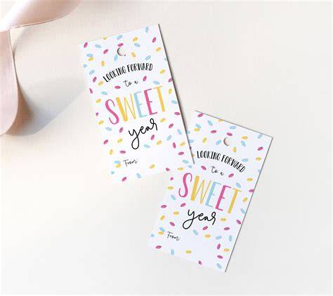 Looking Forward To A Sweet Year With You Printable