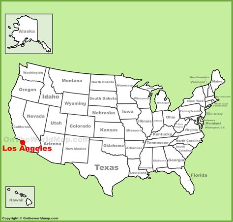 Angeles America Map