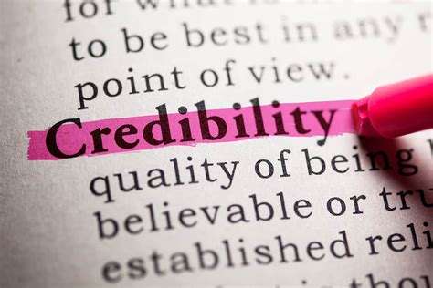 Loss of Credibility