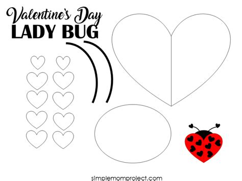 Love Bug Craft Template