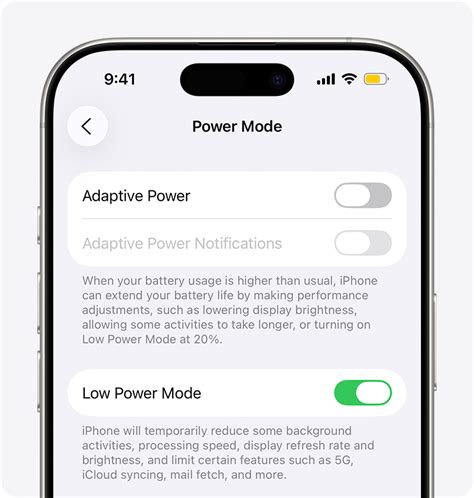Low Power Mode