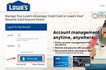 Lowe's Credit Card Accounts Login