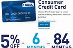 Lowe's Credit Card Applications