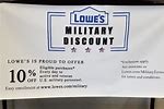 Lowe's Veteran Discount