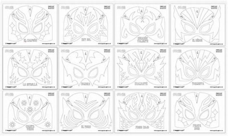 Lucha Mask Pattern