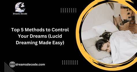 Lucid Dreaming Control Your Dreams