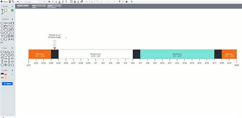 Lucidchart Timeline Template
