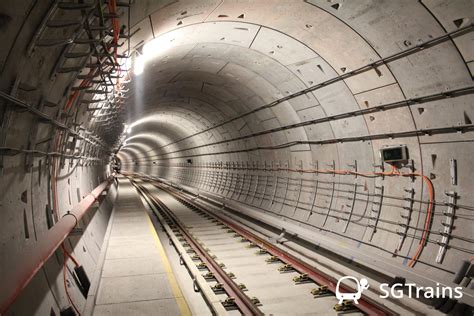 MRT train tunnel