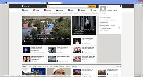 Tampilan MSN Portal Lawas