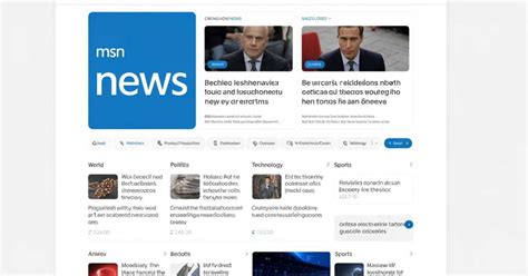 MSN news content