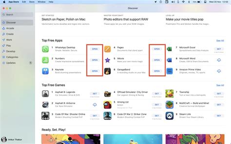 Mac App Store apps
