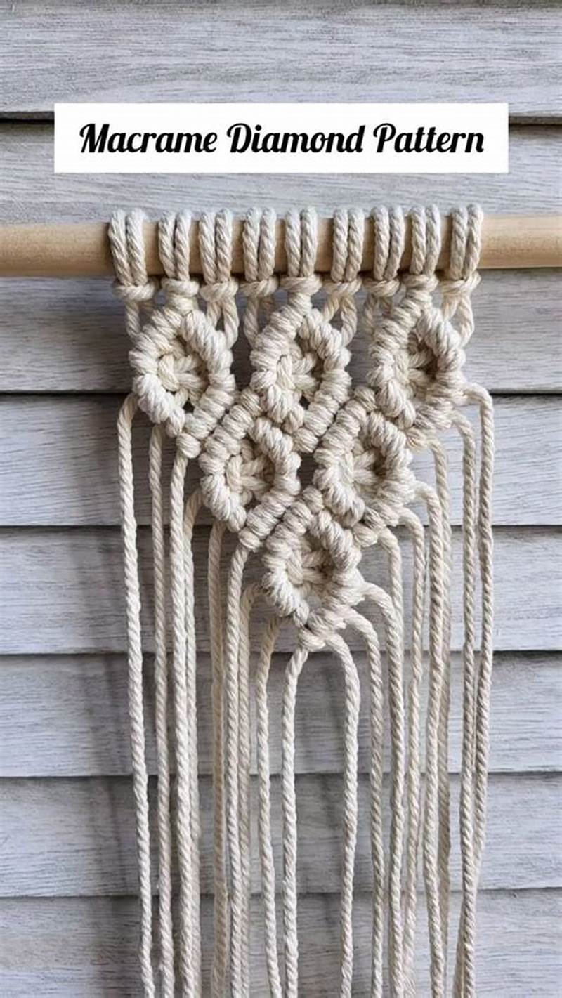 Macrame Diamond Pattern
