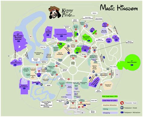 Magic Kingdom Printable Map