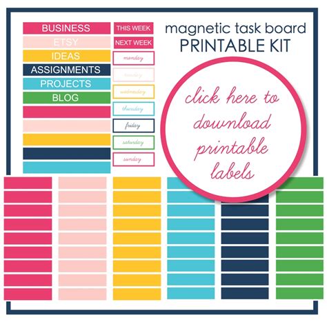 Magnetic Labels Printable
