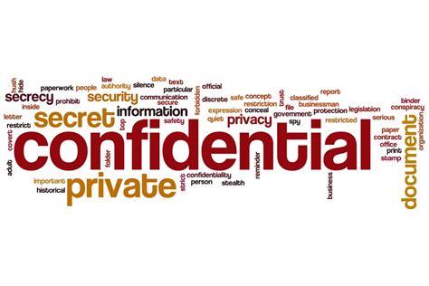 Maintaining Confidentiality
