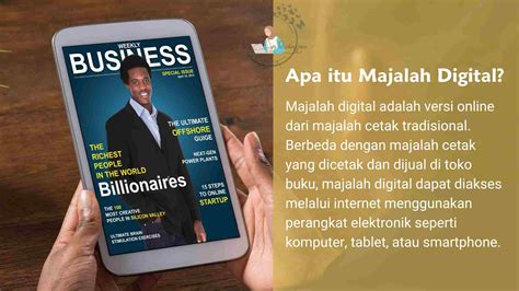 Majalah Digital di Tablet
