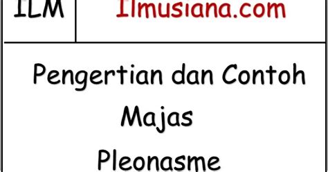Majas Pleonasme